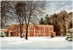 Cranbury Park, Hampshire, casa della famiglia Chamberlayne, c1880 da Unbekannt