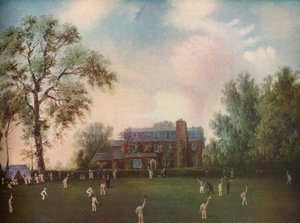 Cricket a Gads Hill Place, Rochester, c1868