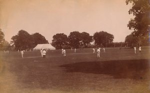 Partita di cricket, fine XIX-inizio XX secolo