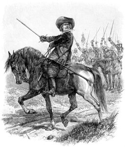 Cromwell alla Battaglia di Marston Moor, 2 luglio 1644 da Unbekannt