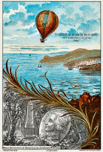 Attraversamento della Manica da parte di Blanchard e Jeffries, 1785, 1890s
