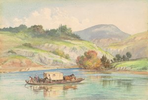 Attraversando il fiume James, 1878 da Unbekannt