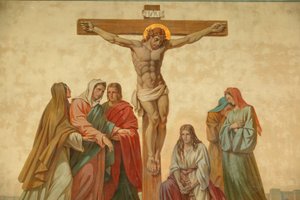 Crocifissione. Chiesa di Saint-Didier, Voreppe, Francia