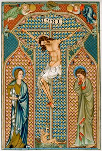 Crocifissione, inizio XIV secolo da Unbekannt