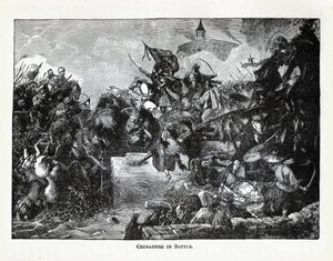 Crociati in battaglia da Unbekannt