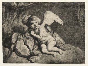 Cupido riposante, 1600s da Unbekannt