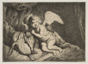 Cupido a riposo da Unbekannt
