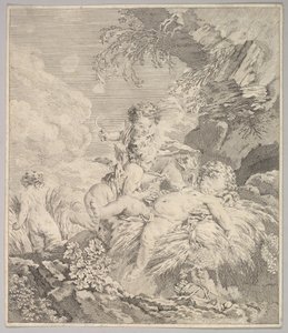 Cupidi che si solleticano a vicenda, XVIII secolo