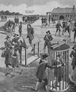 Curiose punizioni militari del passato, c1934 da Unbekannt