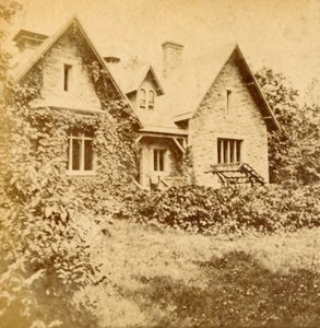 Cottage caseificio, Prospect Park, Brooklyn, N.Y., c1880