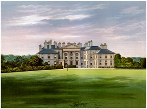 Palazzo Dalkeith, Edimburgo, Scozia, casa del Duca di Buccleuch, c1880 da Unbekannt