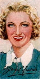 Dame Gracie Fields, cantante e comica inglese, XX secolo