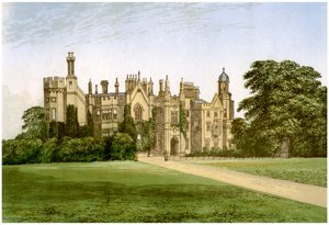 Palazzo Danbury, Essex, residenza del Vescovo di Rochester, c1880