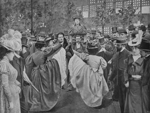 Dans Le Jardin Du Moulin-Rouge, 1900 da Unbekannt