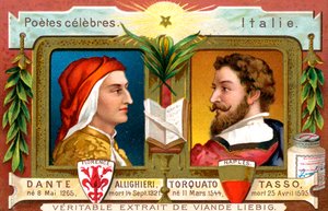 Dante Alighieri e Torquato Tasso, c1900 da Unbekannt
