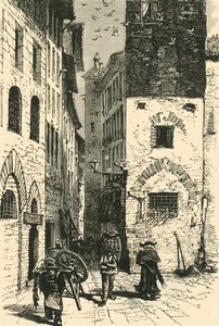 Casa di Dante, Firenze, 1890