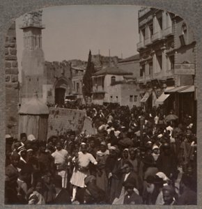 Via David, Gerusalemme, c1900