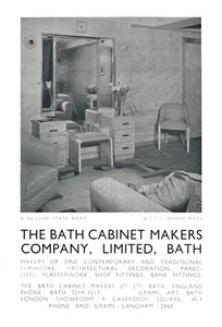 Cabina di lusso a bordo della QSTS Queen Mary, 1942 da Unbekannt