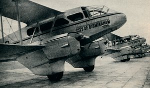 Aereo De Havilland DH89 utilizzato su alcune rotte del Railway Air Service, circa 1934-1937 da Unbekannt