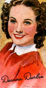 Deanna Durbin, 1921-1999, cantante e attrice nei film di Hollywood degli anni 