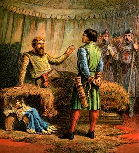 Morte di Riccardo I, 1199, c1850 da Unbekannt