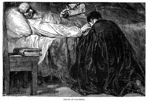 Morte di Cristoforo Colombo, 1506, 1872 da Unbekannt