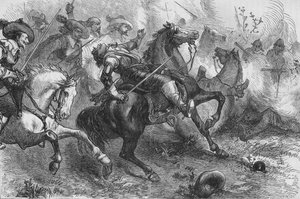 Morte di Falkland, a Newbury, 20 settembre 1643, c1880