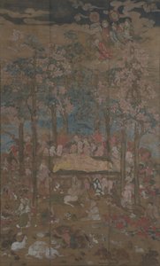 Morte del Buddha storico Nehan-zu, XV secolo