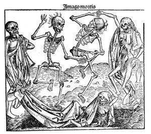 La morte trionfante, 1493 da Unbekannt