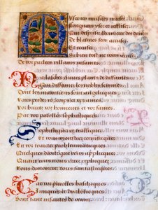 Lettera iniziale decorata M, XVI secolo da Unbekannt