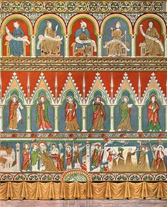 Decorazione nella Vecchia Chiesa di Stora Råda, Västra Götaland, Svezia, 1928 da Unbekannt