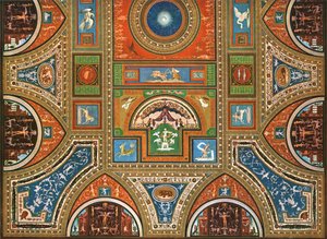 Decorazione negli Appartamenti Borgia, Palazzo Apostolico, Vaticano, Roma, Italia, 1928 da Unbekannt
