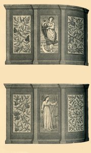 Decorazioni della Sala da Pranzo Ovest, Museo di South Kensington, c1865, 1881 da Unbekannt