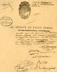 Decreto del Comitato di Salute Pubblica, 26 ottobre 1795, 1921 da Unbekannt