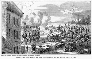 Sconfitta del colonnello Gore, dagli insorti a St Denis, 22 novembre 1837