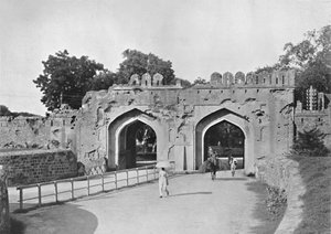 Delhi. La Porta del Kashmir, c1910