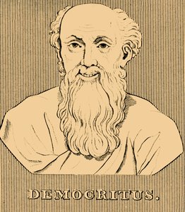 Democrito, c460-370 a.C., 1830 da Unbekannt