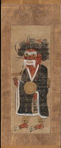 Demone che intona il nome del Buddha Oni no nenbutsu, 1700s da Unbekannt