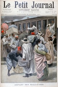 Partenza dei malgasci, Esposizione Universale del 1900, Parigi da Unbekannt