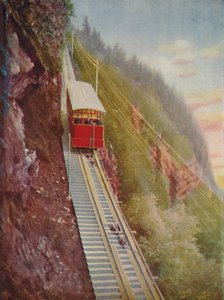 Discesa dallo Stanserhorn - Una ferrovia di montagna svizzera, 1926 da Unbekannt