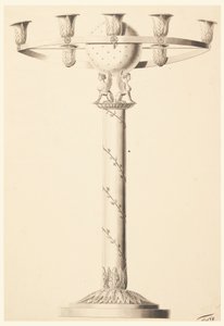 Progetto per un candelabro da Unbekannt