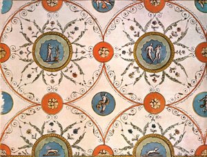 Progetto per un dipinto sul soffitto, Italia, 1928 da Unbekannt