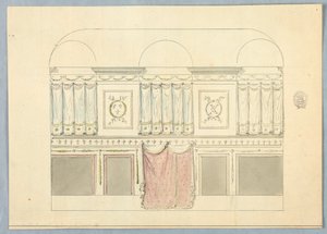 Disegno per un interno da Unbekannt