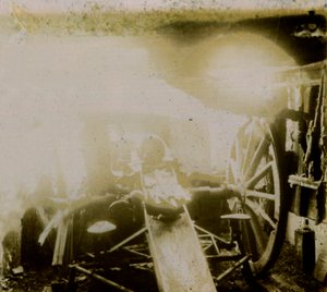 Cannone antiaereo automatico distrutto 75, c1914-c1918 da Unbekannt