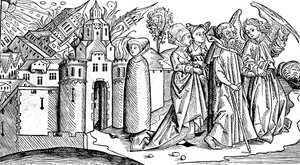 Distruzione di Sodoma e Gomorra per terremoto, 1493