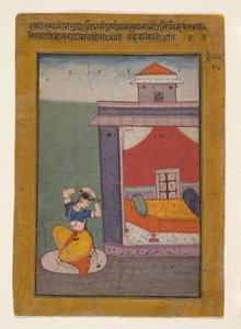 Desvarati Ragini: Foglio da una serie ragamala Ghirlanda di Modi Musicali