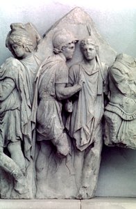 Dettaglio dal fregio di Telefo dell