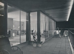 Dettagli della Casa a più piani di Richard J. Neutra, 1942