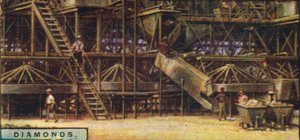 Diamanti. Impianto di Lavaggio, Kimberley, 1928 da Unbekannt