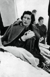 Diana Gordon Lennox, sciatrice canadese, Giochi Olimpici Invernali, Garmisch-Partenkirchen, Germania, 1936 da Unbekannt